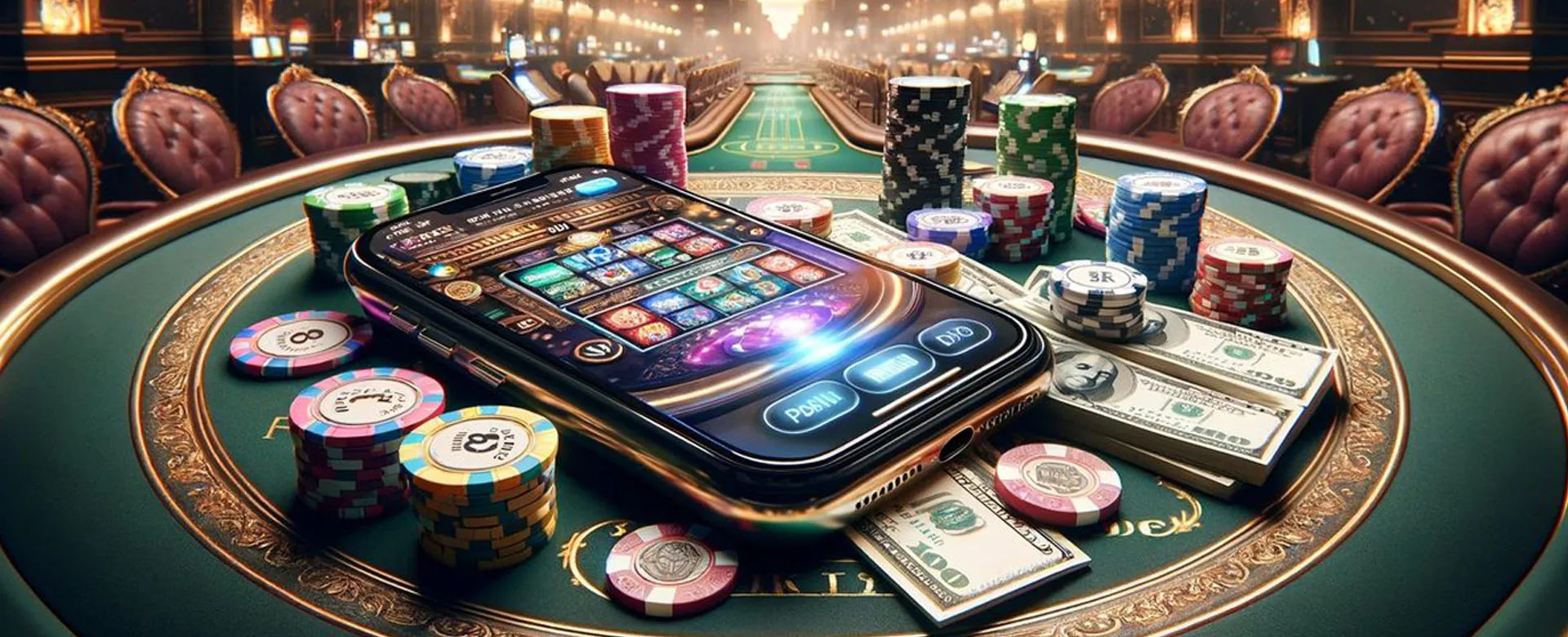 Hero image showing bet100 online casino registration with exciting graphics