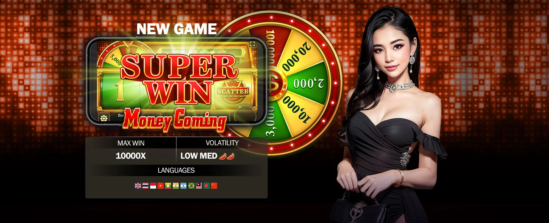 Live casino games banner